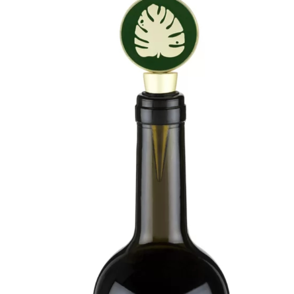 ❤️ 4/$20❤️ Blush Monstera Bottle Stopper
